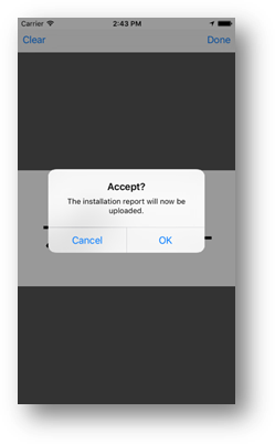 prompt before upload